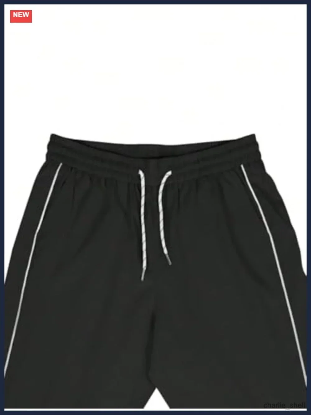 Y2K Baggy Sweatpants Men's Contrast Piping Track Pants with Pockets